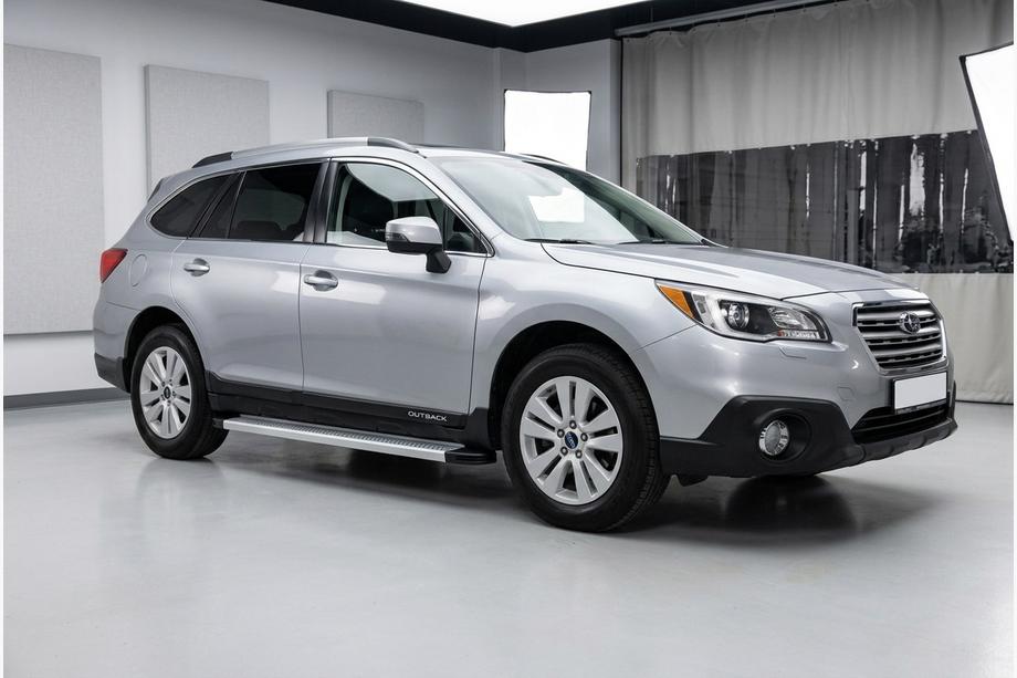 Subaru Outback 2014-2019 Estribos Laterales Maya V2 (2 uds., Aluminio) Image