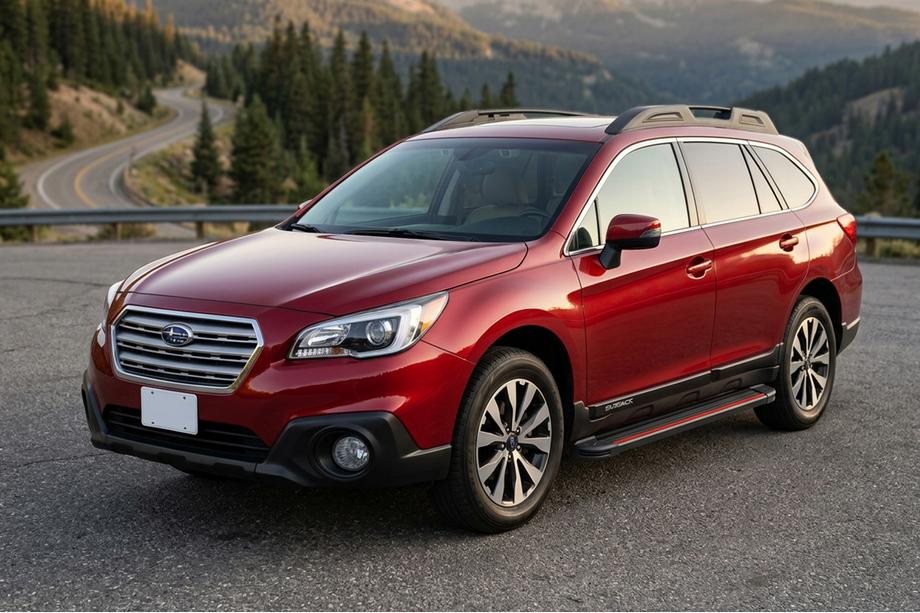 Subaru Outback 2014-2019 Estribos Laterales Maya Red (2 uds., Aluminio) Image