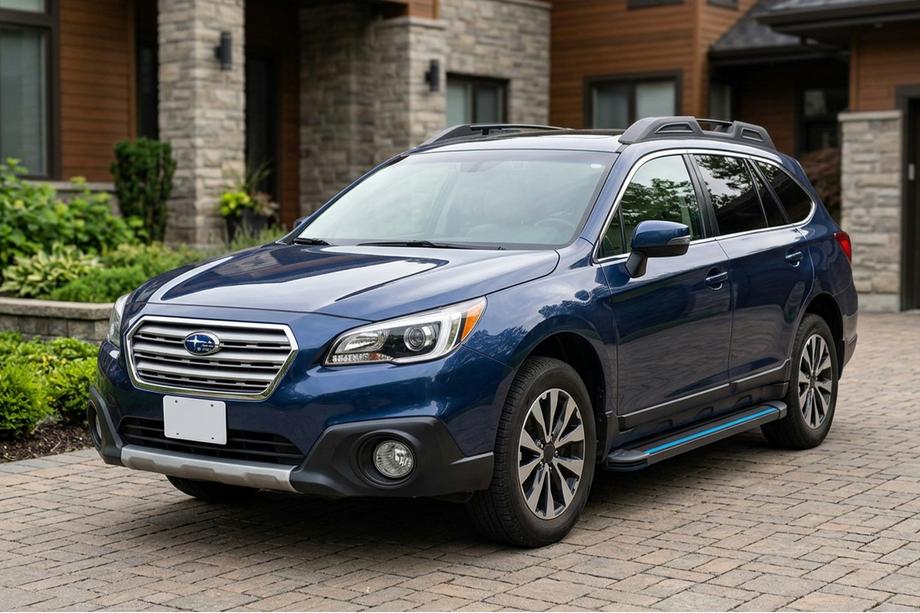 Subaru Outback 2014-2019 Estribos Laterales Maya Blue (2 uds., Aluminio) Image