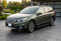 Subaru Outback 2014-2019 Estribos Laterales Allmond Black (2 uds., Aluminio) foto 1