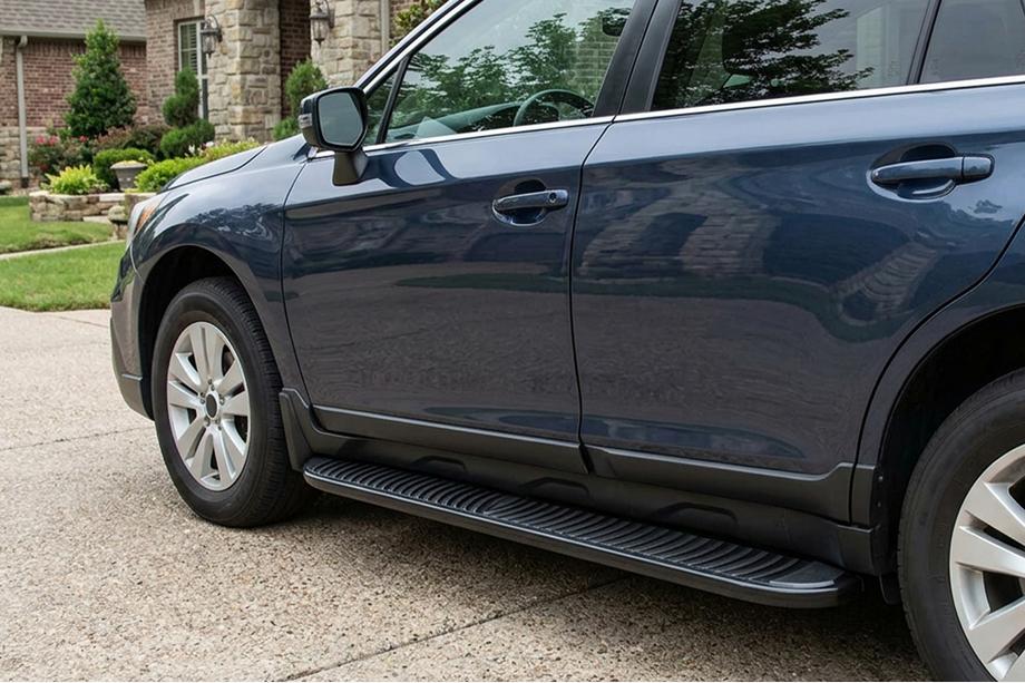 Subaru Outback 2014-2019 Estribos Laterales Tayga Black (2 uds., Aluminio) Image
