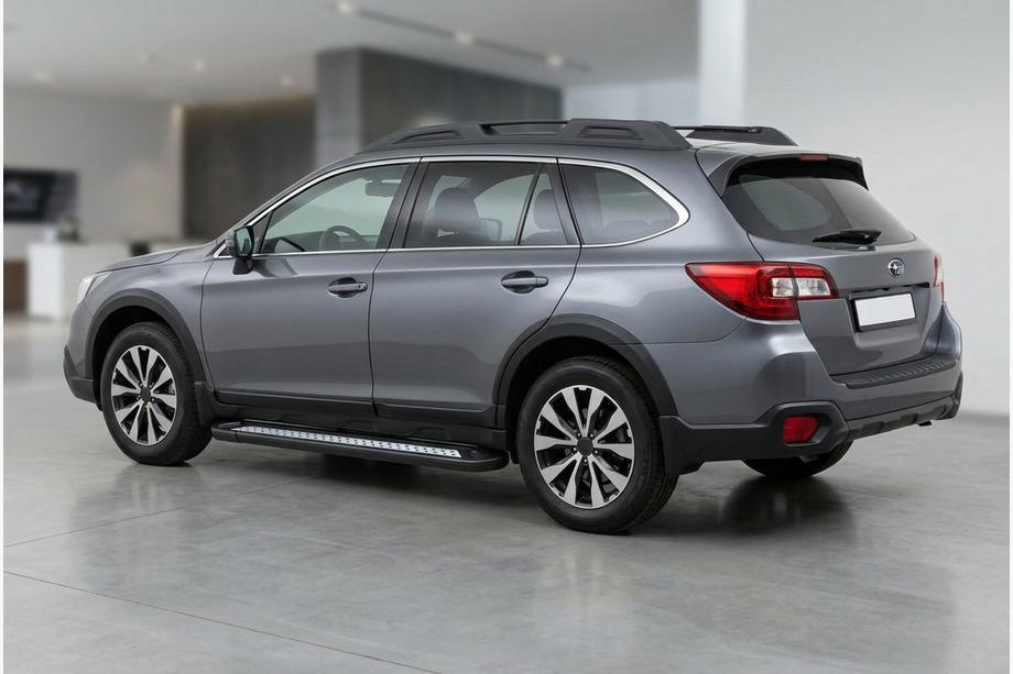 Subaru Outback 2014-2019 Estribos Laterales Vision New Black (2 uds., Aluminio) Image