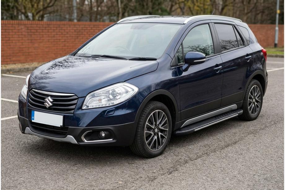 Suzuki SX4 S-Cross 2013-2016 Estribos laterales Bosphorus Grey (2 uds., aluminio) Image