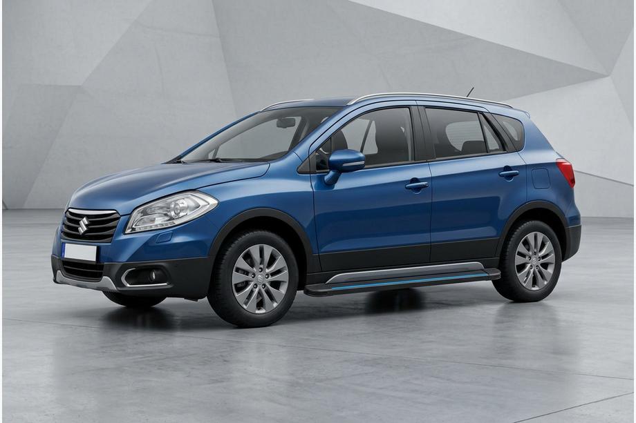 Suzuki SX4 S-Cross 2013-2016 Estribos Laterales Maya Blue (2 uds., Aluminio) Image