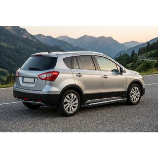 Estribos Laterales Vision New Black (2 uds., Aluminio) Suzuki SX4 S-Cross 2013-2016 foto 1