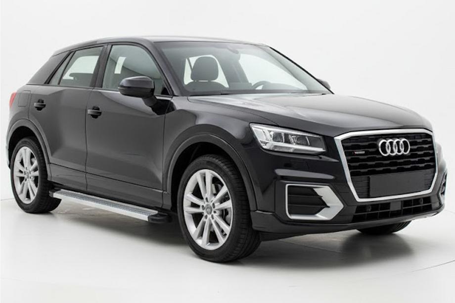 Audi Q2 2016- Estribos Laterales Maya V2 (2 uds., Aluminio) Image