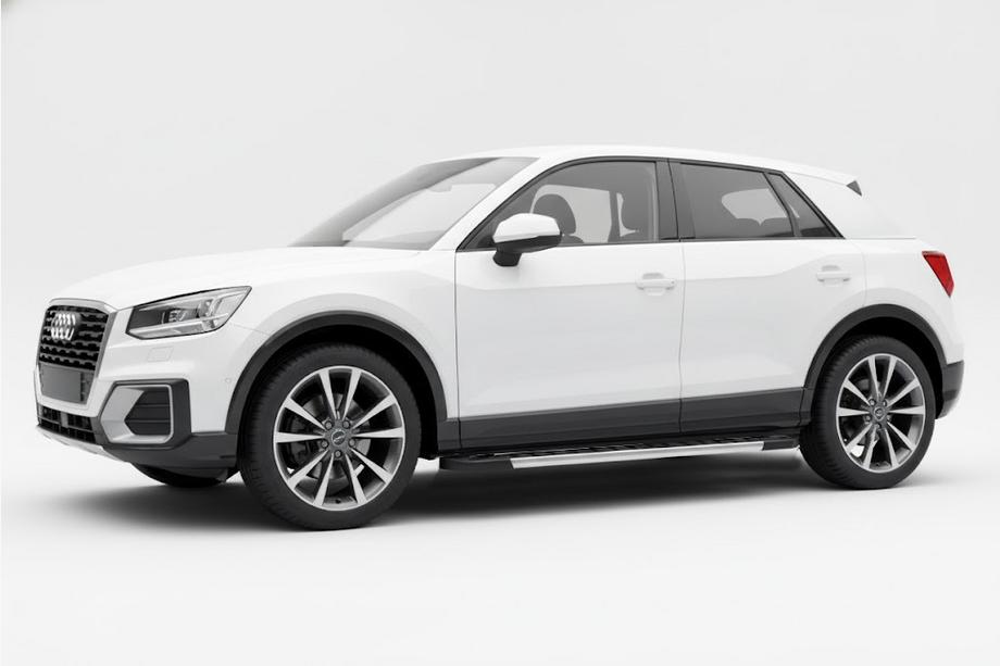 Audi Q2 2016- Estribos Laterales RedLine (2 uds., Aluminio) Image