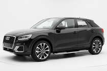 Audi Q2 2016- Estribos Laterales Tayga V2 (2 uds., Aluminio) foto 1