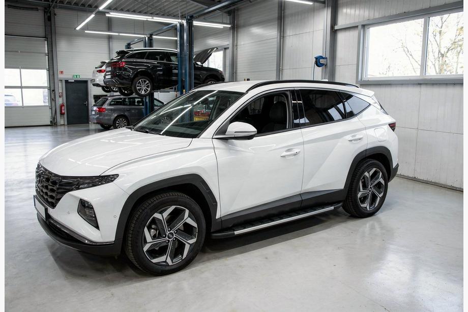 Hyundai Tucson NX4 2021- Estribos Laterales Duru (2 uds., Aluminio) Image