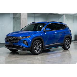 Estribos Laterales Maya Blue (2 uds., Aluminio) Hyundai Tucson NX4 2021- foto 1