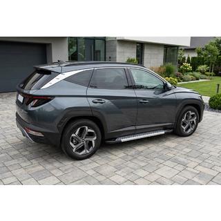 Estribos Laterales Vision New Grey (2 uds., Aluminio) Hyundai Tucson NX4 2021- foto 1
