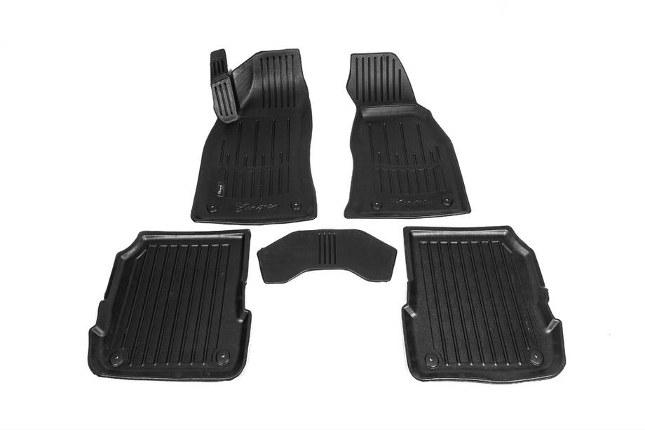 Audi A6 C5 1997-2001 Alfombrillas de goma Stingray 3D (5 uds, poliuretano) Image