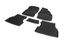 Ford Focus II 2008-2011 Alfombrillas de goma Stingray 3D (5 uds, poliuretano) foto 2