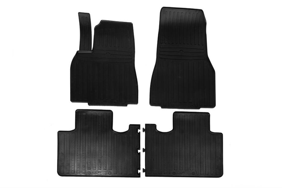 Tesla Model Y 2020- Alfombrillas de goma Stingray (USA, 4 uds) Image