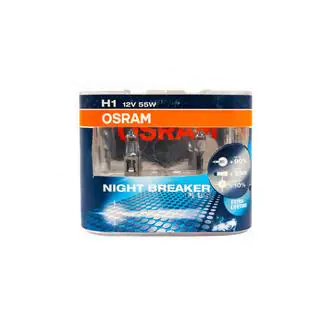 Bombilla de faro Osram H1 55W 64150NBP Night Breaker Plus foto 1