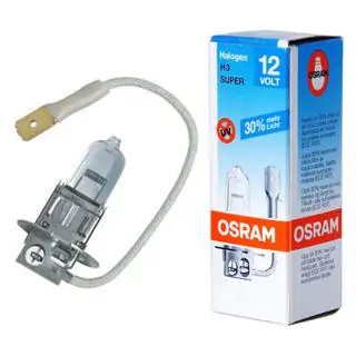 Bombilla de faro Osram H3 55W 64151SUP Super +30% foto 1