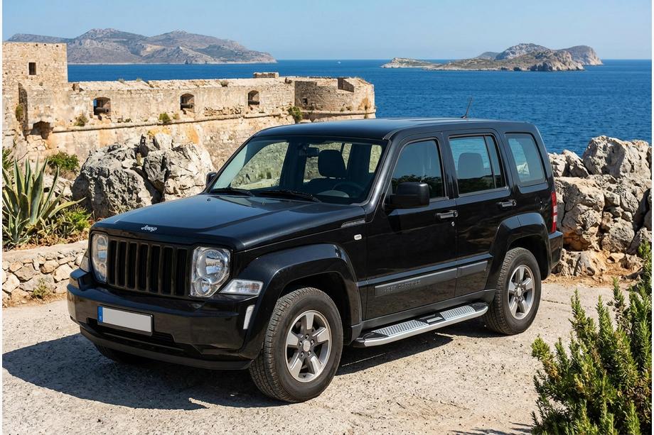 Jeep Cherokee/Liberty 2007-2013 Estribos Laterales Mevsim Grey (2 uds., Aluminio) Image