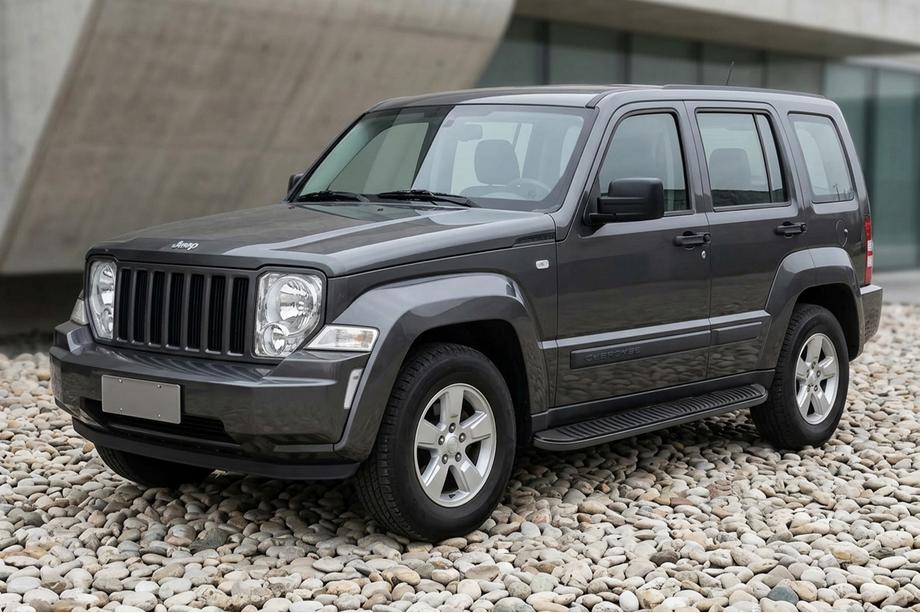 Jeep Cherokee/Liberty 2007-2013 Estribos Laterales Tayga Black (2 uds., Aluminio) Foto 1