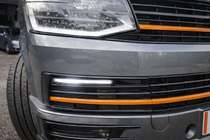 Volkswagen T6 2015-2024 Inserciones DRL para parachoques (SportLine) foto 1