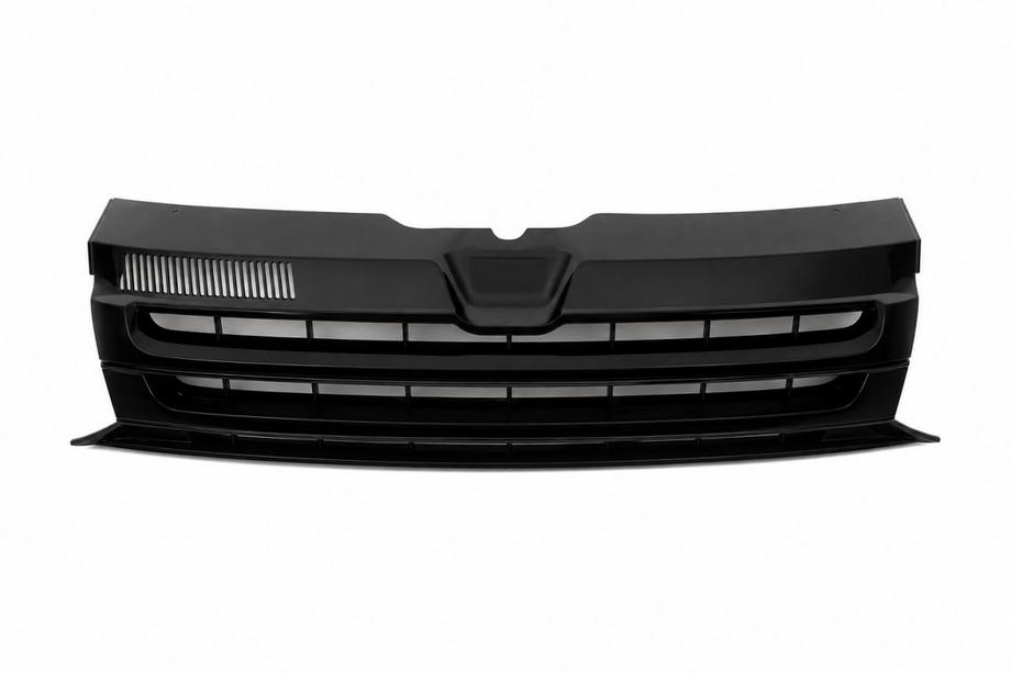 Volkswagen T5 2010-2015 Parrilla delantera negro brillo (sin emblema) Image