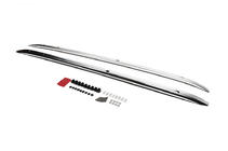 Toyota Land Cruiser 300 2021- Barras longitudinales de techo integradas cromadas (Aluminio) foto 1
