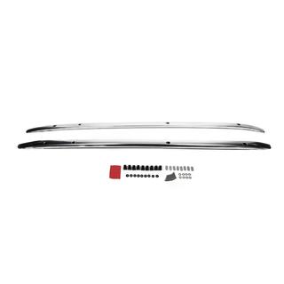 Barras longitudinales de techo integradas cromadas (Aluminio) Toyota Land Cruiser 300 2021- foto 2