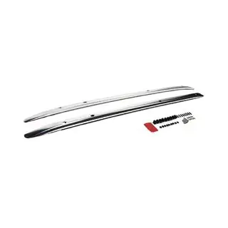 Barras longitudinales de techo integradas cromadas (Aluminio) Toyota Land Cruiser 300 2021- foto 3