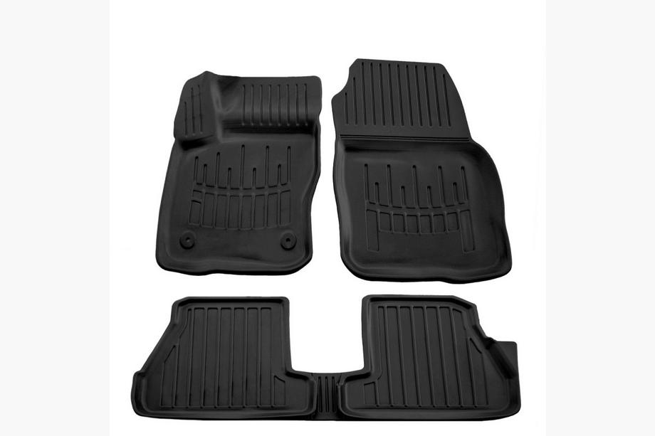Ford Focus III 2011-2017 Alfombrillas de goma Stingray 3D para USA (5 uds, poliuretano) Image