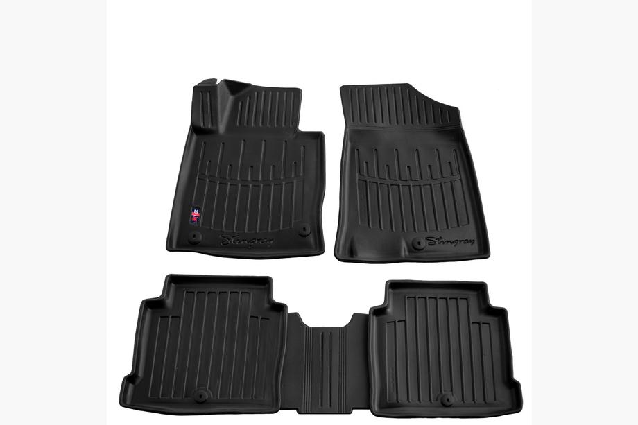 Kia Optima 2016- Alfombrillas de goma Stingray 3D (5 uds, poliuretano) Image