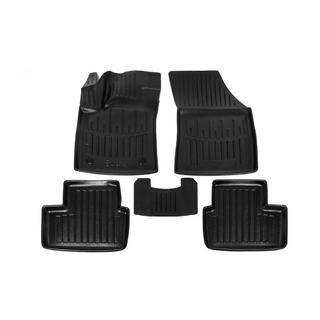 Alfombrillas de goma Stingray 3D (5 uds, poliuretano) Renault Megane IV 2016-2025 foto 1