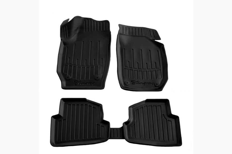 Skoda Fabia 2007-2014 Alfombrillas de goma Stingray 3D (5 uds, poliuretano) Image