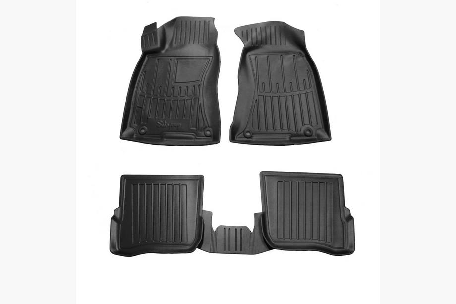 Volkswagen Passat B5 1997-2005 Alfombrillas de goma Stingray 3D (5 uds, poliuretano) Image