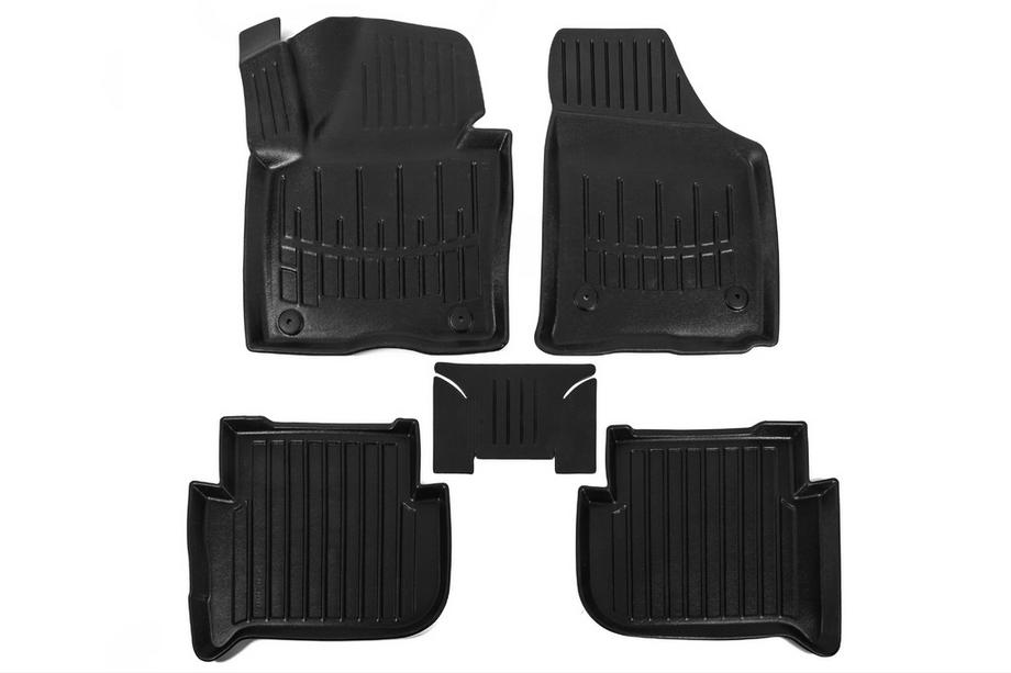 Volkswagen Touran 2010-2015 Alfombrillas de goma Stingray 3D (5 uds, poliuretano) Image