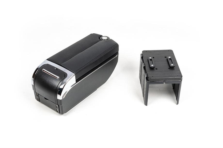 Reposabrazos universal con USB (negro) Foto 1