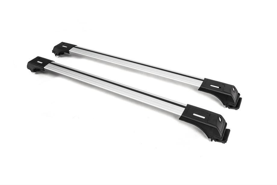 Barras de techo para rieles estándar con llave Skybar V1 (2 uds) hasta 110cm, gris Foto 5
