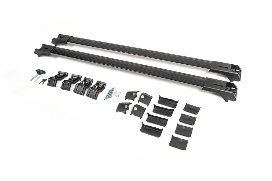 Barras de techo para rieles estándar con llave Skybar V1 (2 uds) hasta 110cm, gris Foto 15