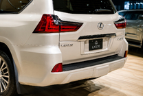 Lexus LX570/450d 2008-2022 Parachoques trasero (2015-2023, imprimado para pintar) foto 2