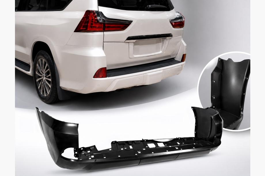 Lexus LX570/450d 2008-2022 Parachoques trasero (2015-2023, imprimado para pintar) Image