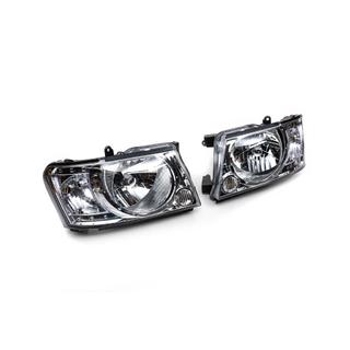 Faros delanteros Safari claros (2004-2008, 2 uds) Nissan Patrol Y61 1997-2011 foto 1