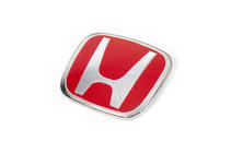 Honda Emblema (rojo, autoadhesivo) foto 2