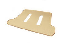 Toyota Land Cruiser Prado 120 2002-2009 Alfombrilla de Maletero Beige (EVA, 5 o 7 plazas) foto 2