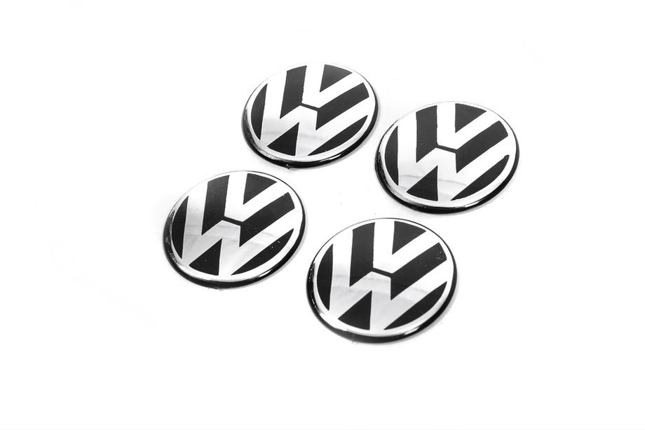 Volkswagen Pegatinas para tapacubos centrales 54mm vw-0nakl (4uds) Image