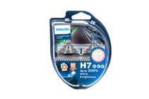 Bombilla de faro Philips H7 55W 12972GT Racing Vision +200% foto 1