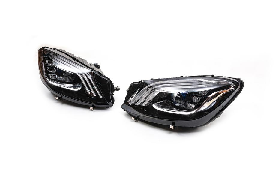 Mercedes S-class W222 2013-2022 Faros delanteros restyling sin unidades de control (OEM) Foto 6