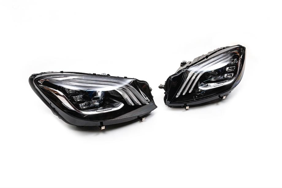 Mercedes S-class W222 2013-2022 Faros delanteros restyling sin unidades de control (OEM) Foto 7