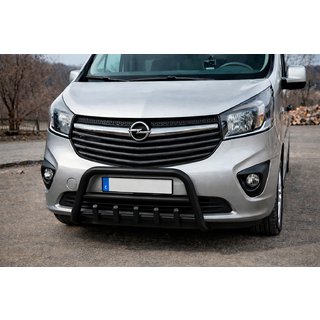 Defensa Delantera WT003 Negra Acero Inoxidable Fiat Talento 2016- foto 1