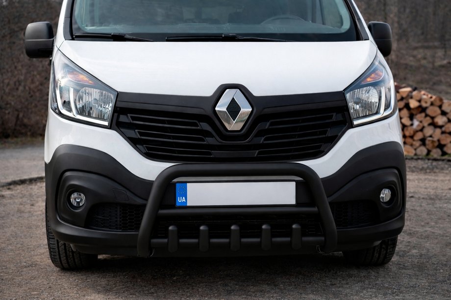 Fiat Talento 2016- Defensa Delantera WT003 Negra Acero Inoxidable Foto 2