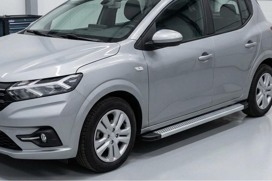 Dacia Sandero 2021- Estribos Laterales Maya V2 (2 uds., Aluminio) Image