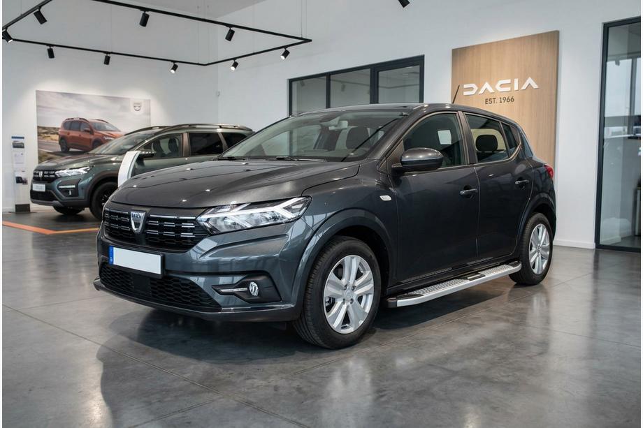 Dacia Sandero 2021- Estribos Laterales Mevsim Grey (2 uds., Aluminio) Image
