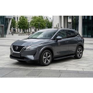 Estribos Laterales Bosphorus Black (2 uds., Aluminio) Nissan Qashqai 2021- foto 1